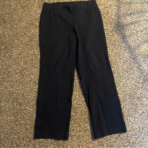 Lands End Women’s Starfish Leggings Straight Black Size Large